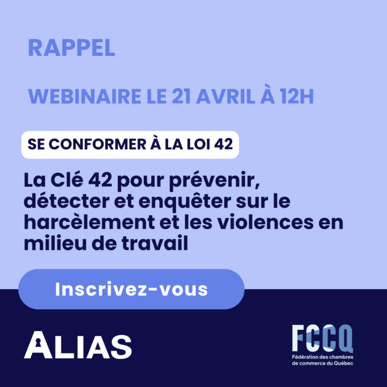 21 avril_Bandeau ALIAS_Webinaire - La Loi 42_Clé 42 d'ALIAS_