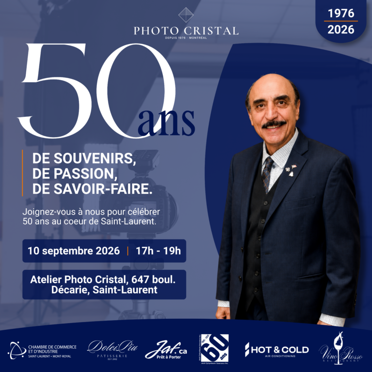 50 ans Photo Cristal